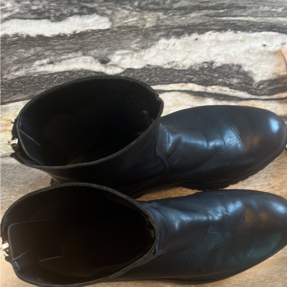 Mango Leather Boot Size 9.5 - Picture 2 of 3